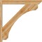 Ekena Millwork Legacy Slat Rough Sawn Outlooker, Western Red Cedar, 6"W x 42"D x 42"H OUT06X42X42LEC06RWR - alternate 4